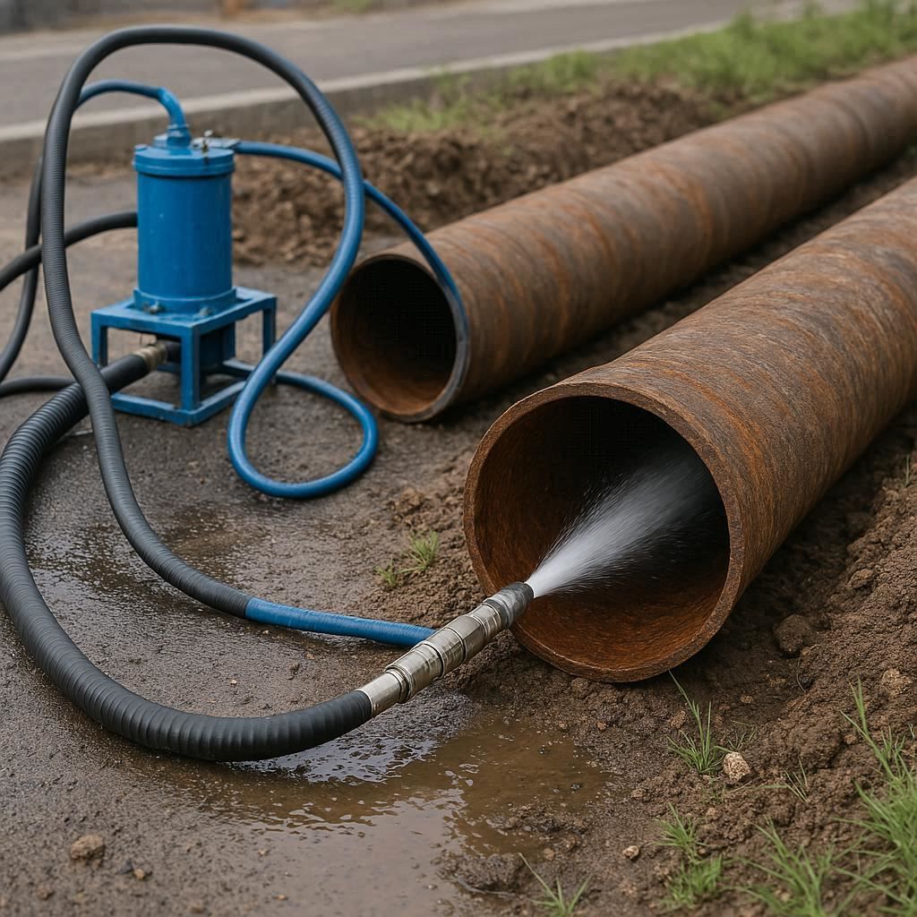 Гидродинамическая прочистка водопроводных труб в Светогорске
